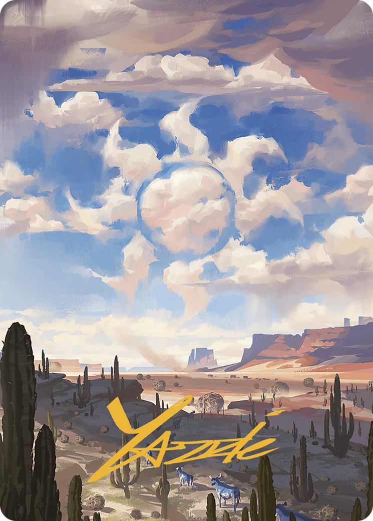 Plains // Plains (AOTJ-036) - Outlaws of Thunder Junction Art Series (Borderless)