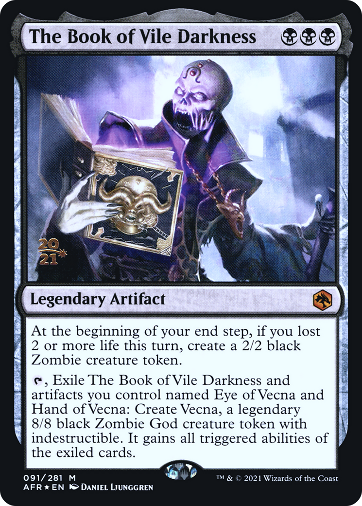 The Book of Vile Darkness (PRE-091) - Adventures in the Forgotten Realms Promos Foil