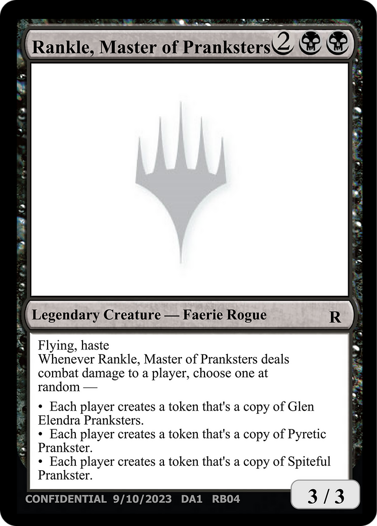Rankle, Master of Pranksters (UNK-RB04E) - Unknown Event
