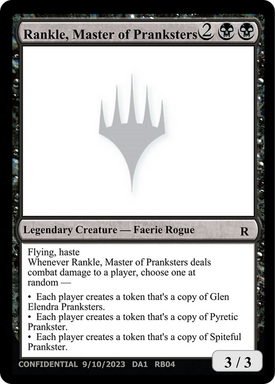 Rankle, Master of Pranksters (UNK-RB04E) - Unknown Event