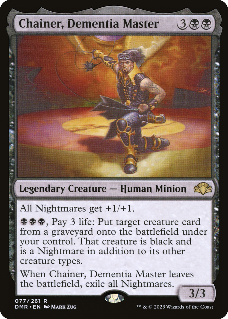 Chainer, Dementia Master (DMR-077) - Dominaria Remastered Foil