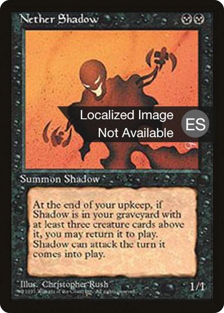 Nether Shadow (4BB-) - Fourth Edition Foreign Black Border