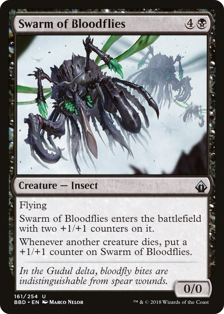 Swarm of Bloodflies (BBD-161) - Battlebond Foil