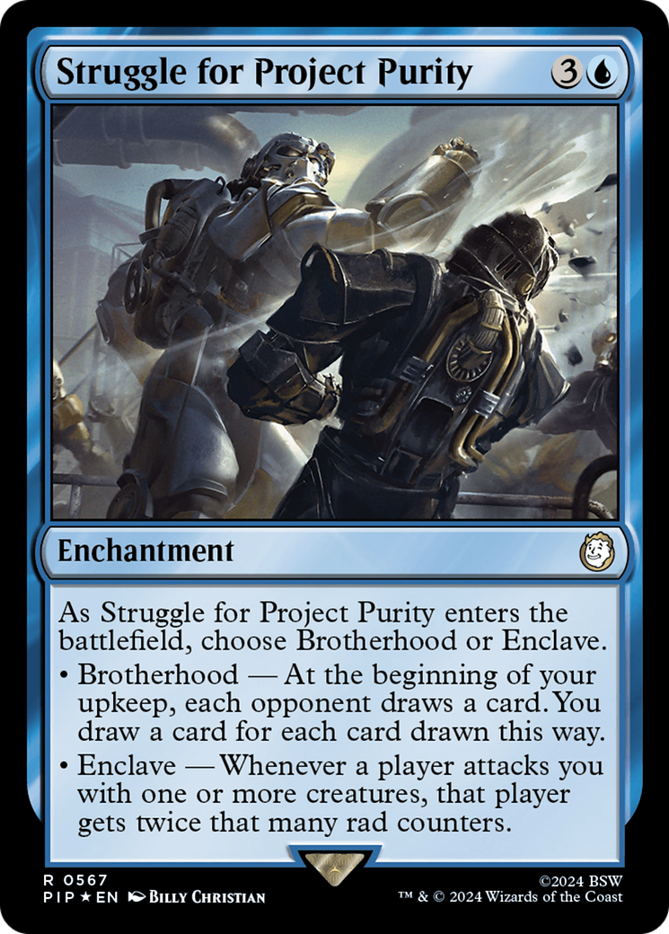 Struggle for Project Purity (Surge Foil) (PIP-567) - Fallout Foil