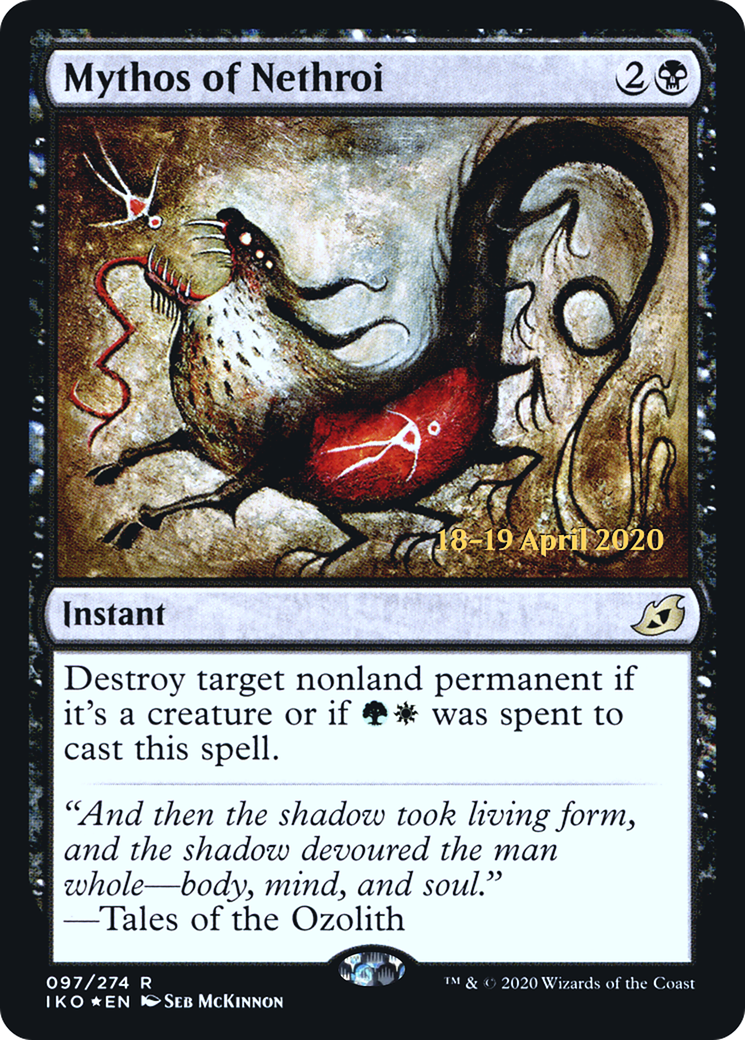 Mythos of Nethroi (PRE-097) - Ikoria: Lair of Behemoths Promos Foil