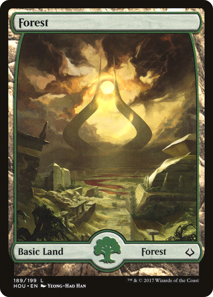 Forest (189) - Full Art (HOU-189) - Hour of Devastation Foil