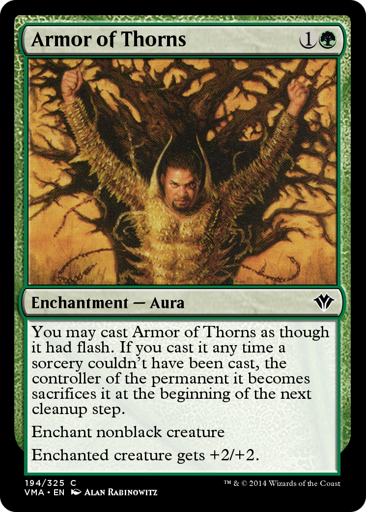 Armor of Thorns (VMA-194) - Vintage Masters Foil