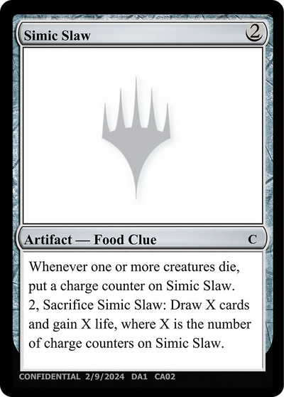 Simic Slaw (UNK-CAB) - Unknown Event