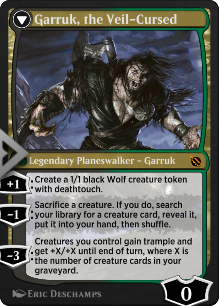 Garruk Relentless // Garruk, the Veil-Cursed (SIS-049) - Shadows of the Past