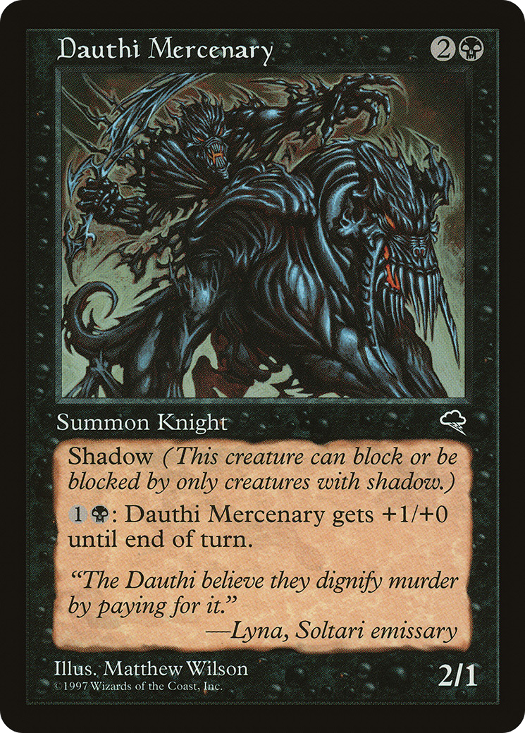Dauthi Mercenary (TMP-124) - Tempest