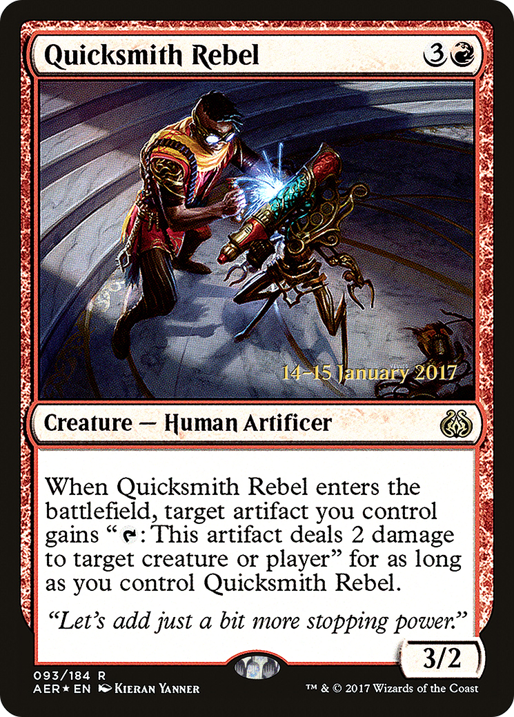 Quicksmith Rebel (PRE-93S) - Aether Revolt Promos Foil