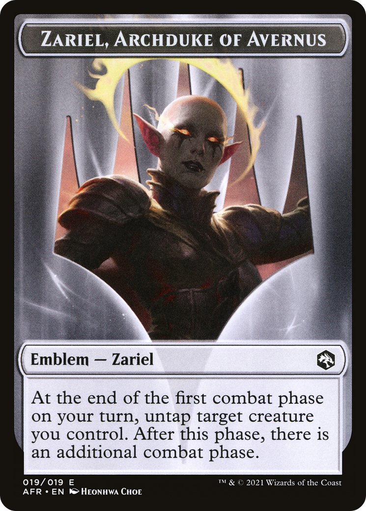 Zariel, Archduke of Avernus Emblem (TAFR-019) - Adventures in the Forgotten Realms Tokens