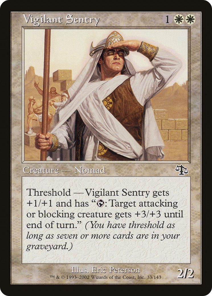 Vigilant Sentry (JUD-033) - Judgment Foil