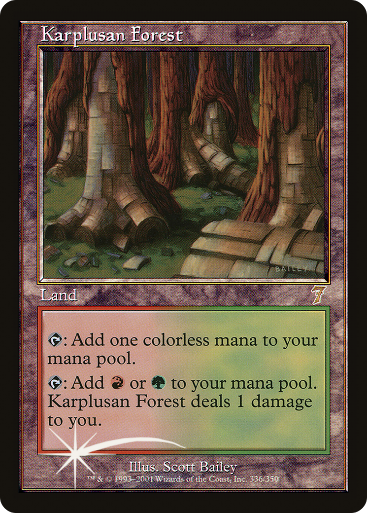 Karplusan Forest (7ED-336) - 7th Edition Foil