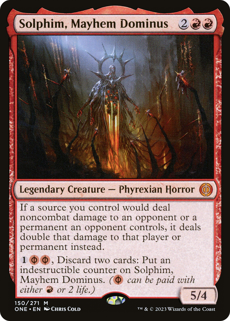 Solphim, Mayhem Dominus (ONE-150) - Phyrexia: All Will Be One