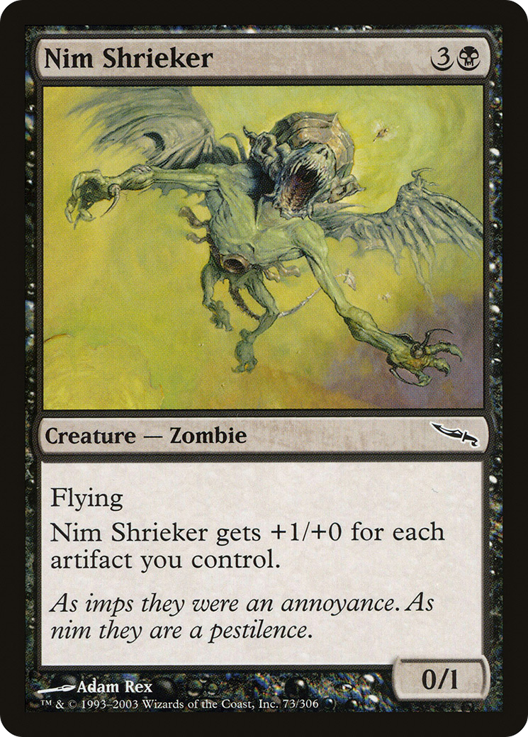 Nim Shrieker (MRD-073) - Mirrodin Foil