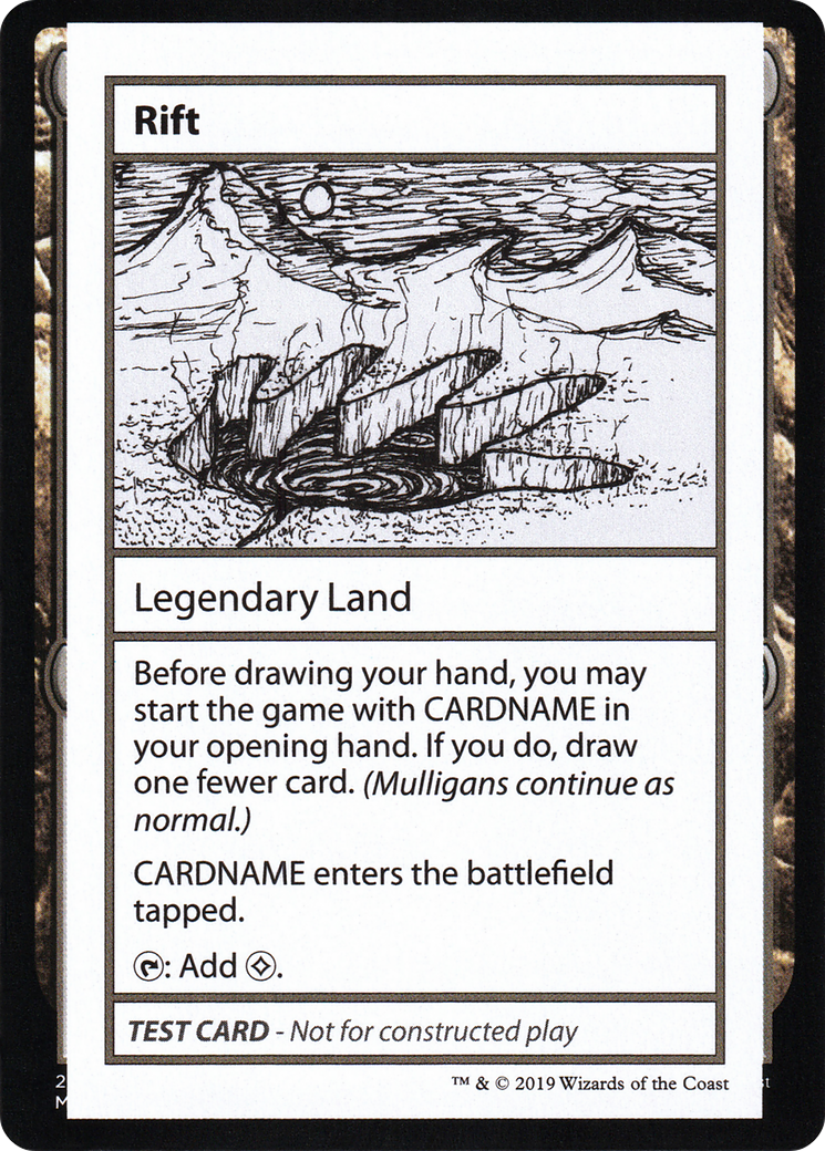 Rift (No PW Symbol) (CMB1-119) - Mystery Booster Playtest Cards 2021