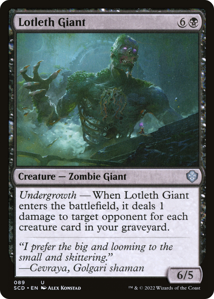 Lotleth Giant (SCD-089) - Starter Commander Decks
