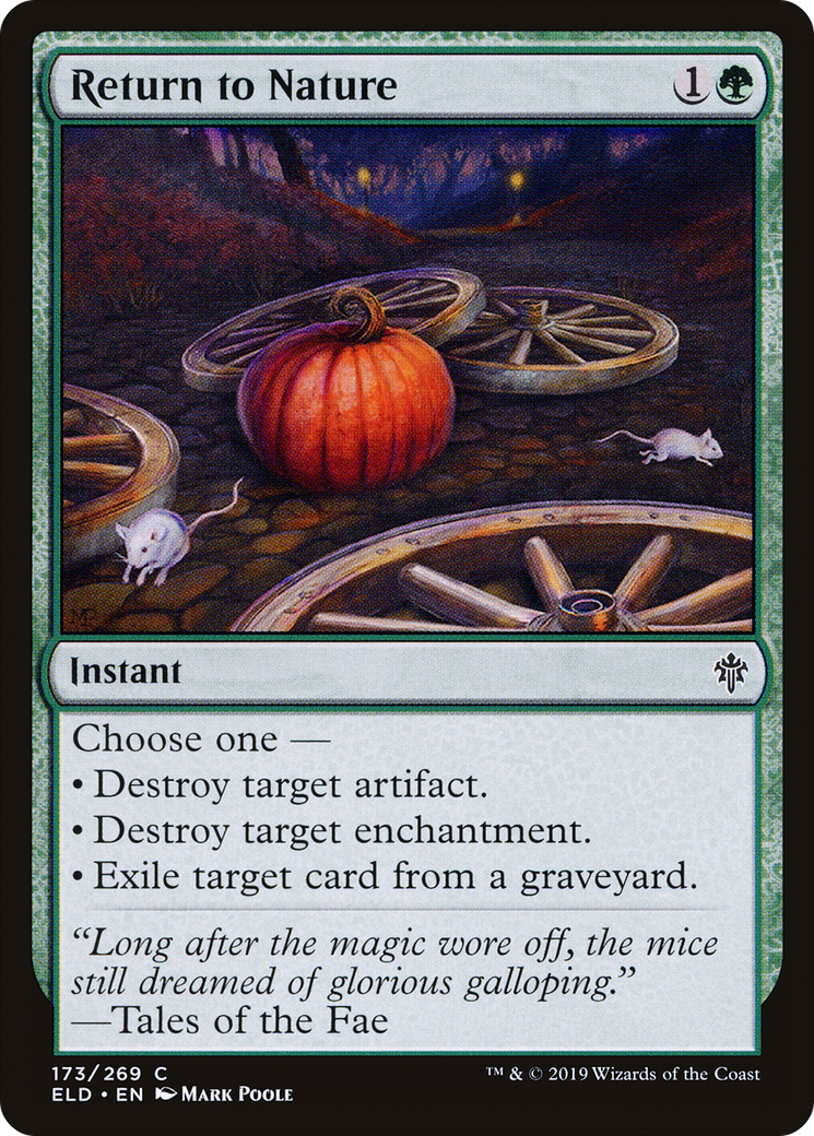 Return to Nature (ELD-173) - Throne of Eldraine Foil