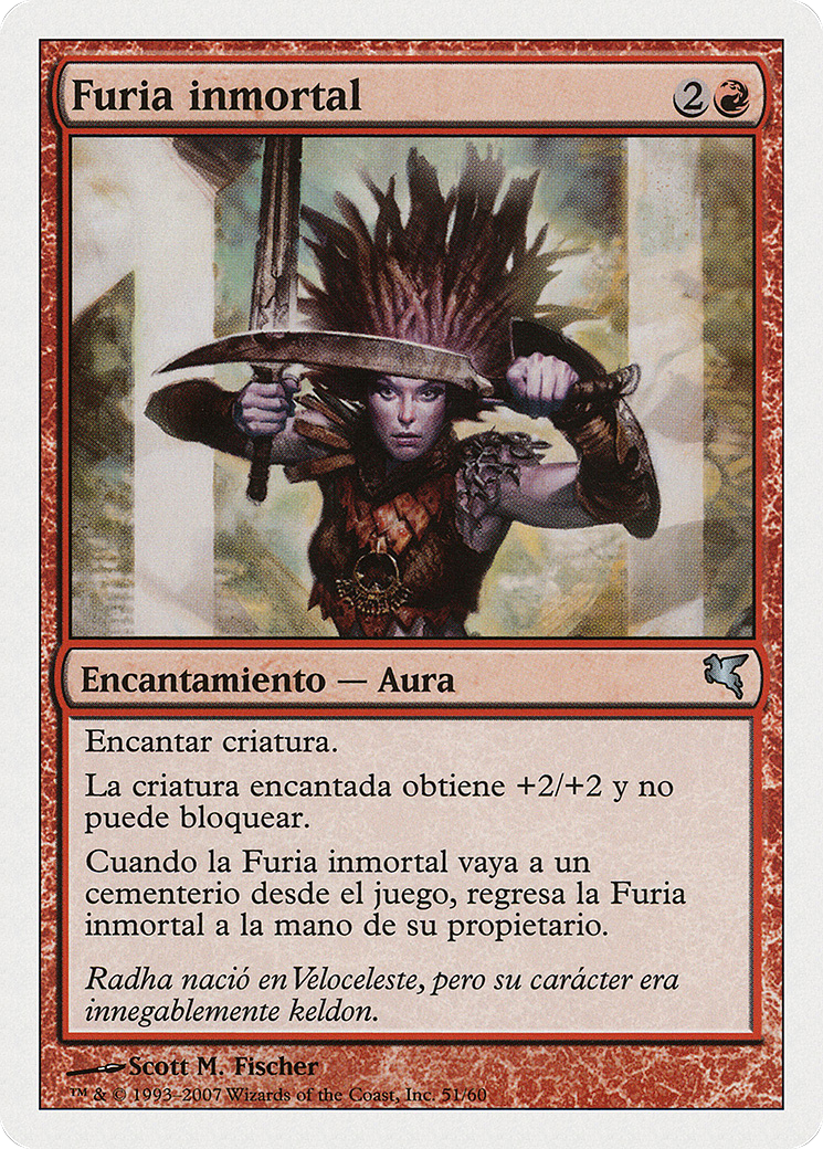 Undying Rage (Spanish) - "Furia inmortal" (PSAL-I51) - Salvat 2005