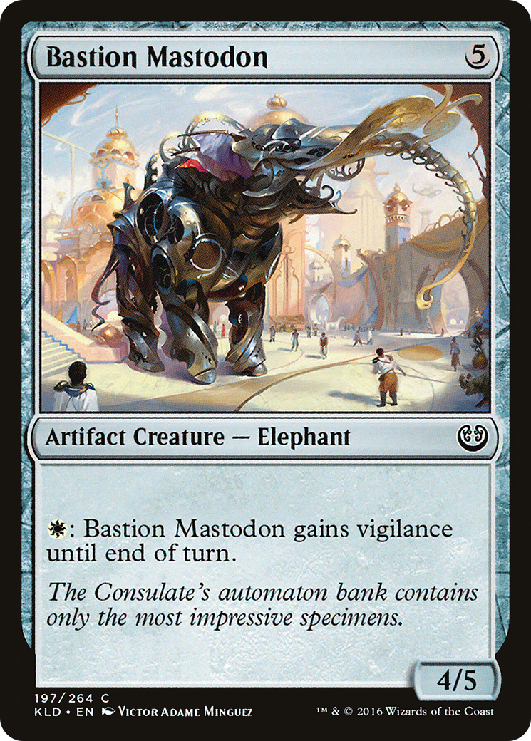 Bastion Mastodon (KLD-197) - Kaladesh Foil