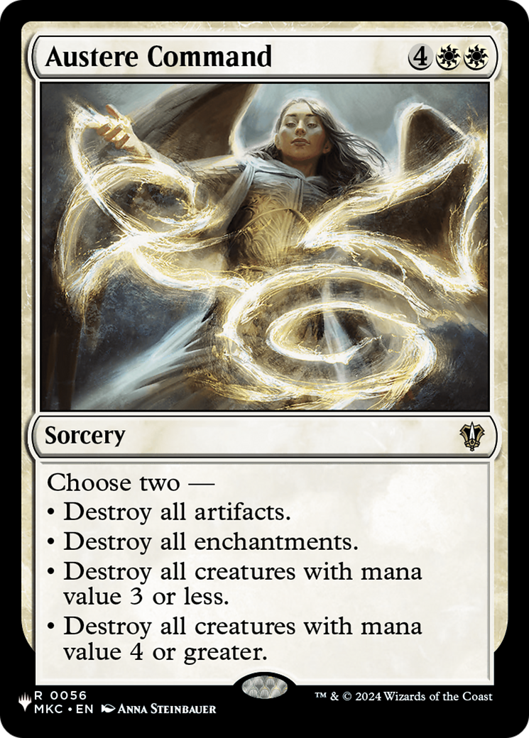 Austere Command (MKC) (LIST-0056) - The List