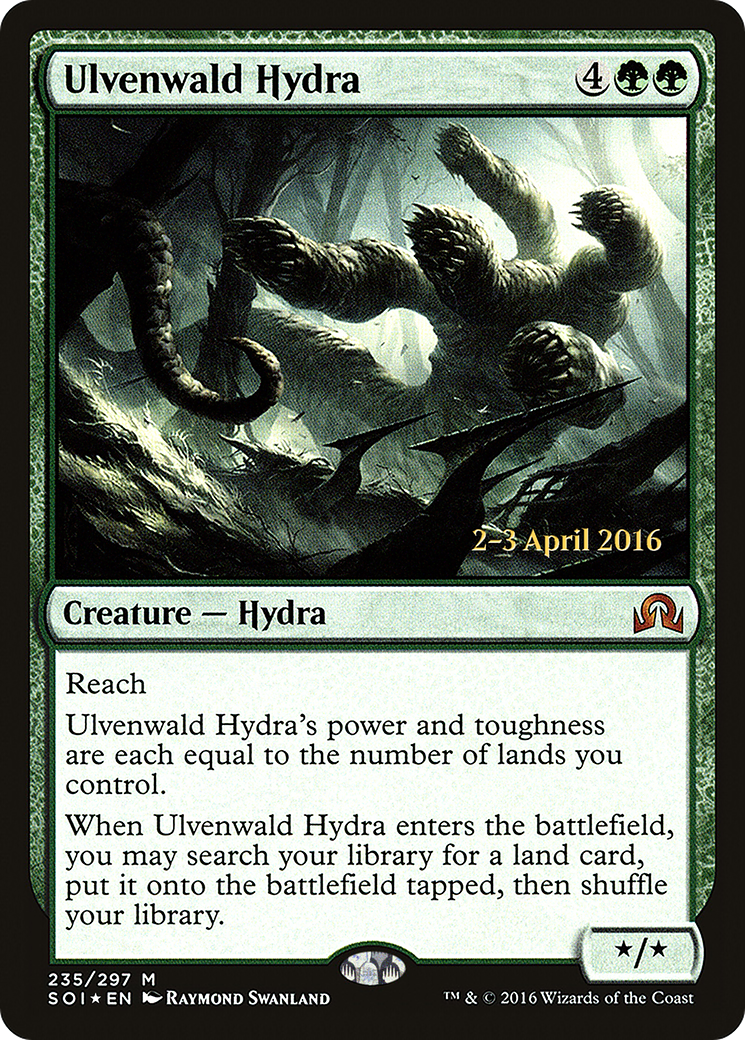 Ulvenwald Hydra (PRE-235) - Shadows over Innistrad Promos Foil