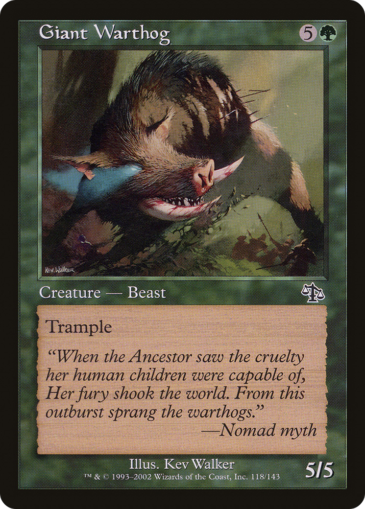 Giant Warthog (JUD-118) - Judgment