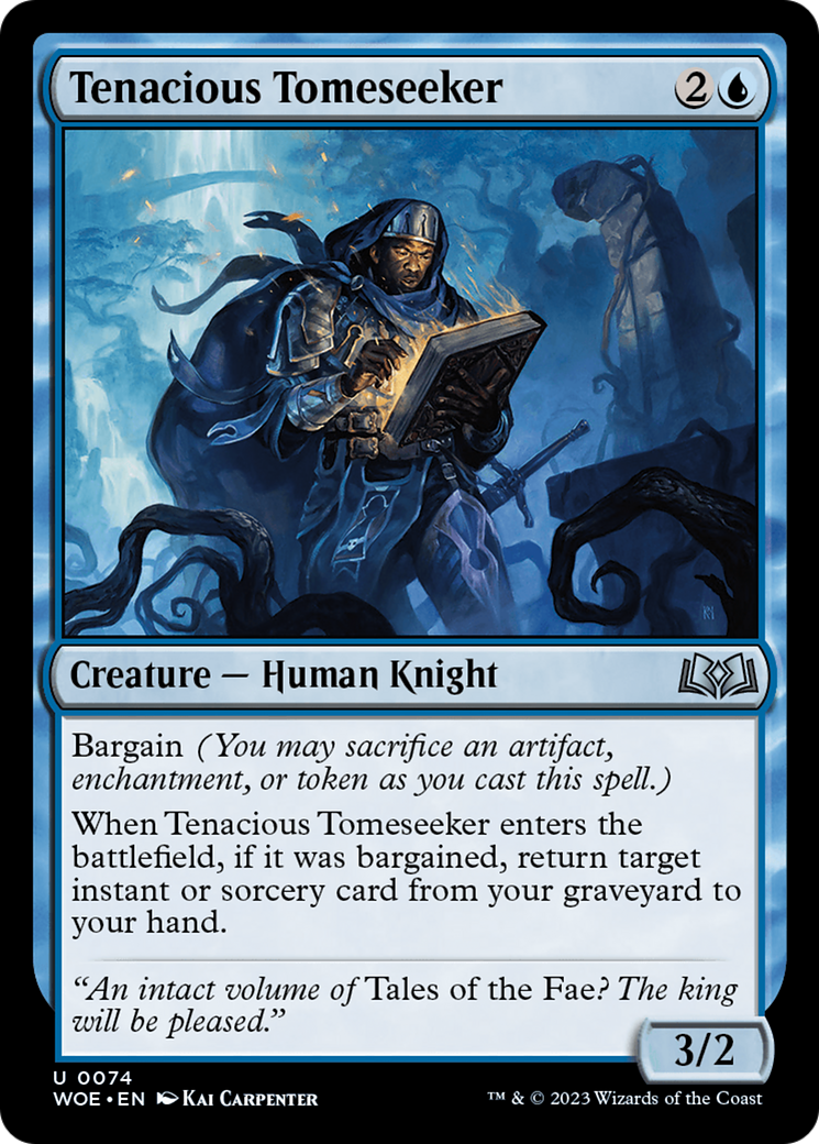 Tenacious Tomeseeker (WOE-074) - Wilds of Eldraine Foil