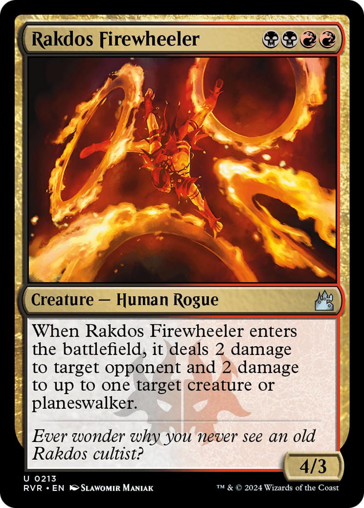Rakdos Firewheeler (RVR-213) - Ravnica Remastered