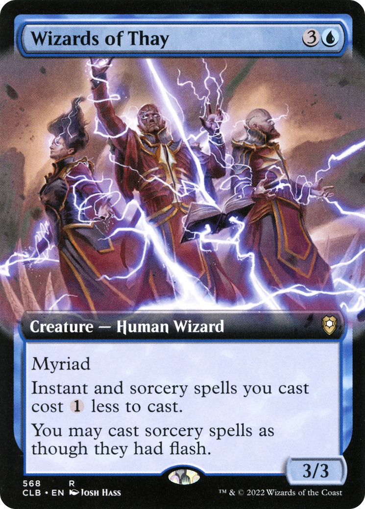 Wizards of Thay (Extended Art) (CLB-568) - Commander Legends: Battle for Baldur's Gate: (Extended Art)