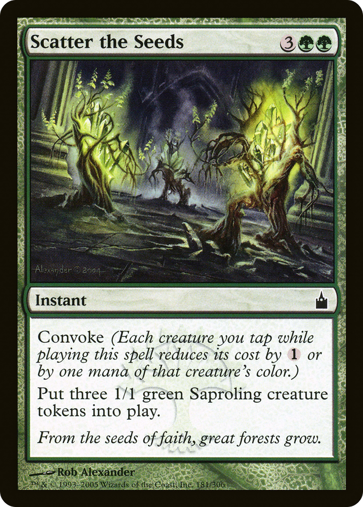 Scatter the Seeds (RAV-181) - Ravnica: City of Guilds