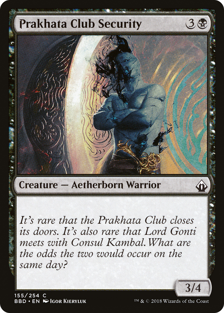 Prakhata Club Security (BBD-155) - Battlebond