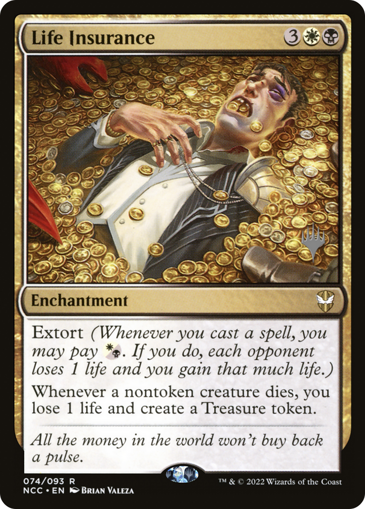 Life Insurance (PPSNC-074) - New Capenna Commander Promos Foil