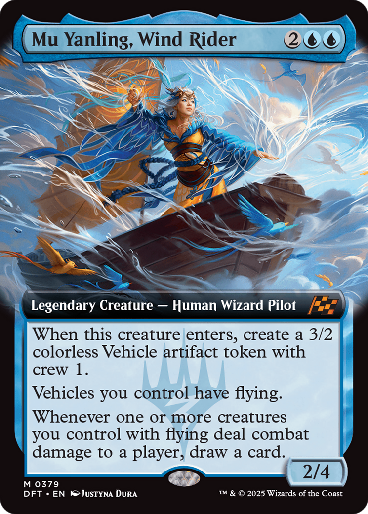 Mu Yanling, Wind Rider (Extended Art) (DFT-379) - Aetherdrift: (Extended Art)