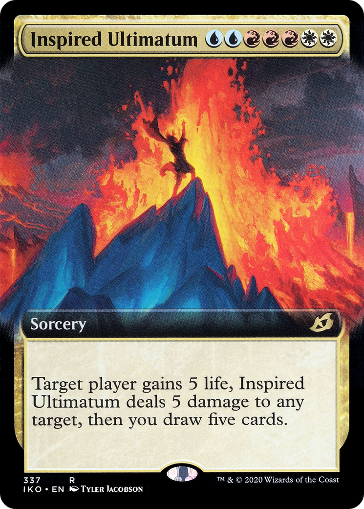 Inspired Ultimatum (Extended Art) (IKO-337) - Ikoria: Lair of Behemoths: (Extended Art) Foil