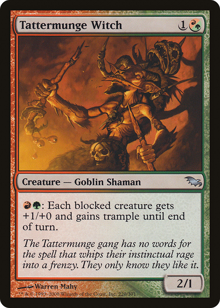 Tattermunge Witch (SHM-220) - Shadowmoor
