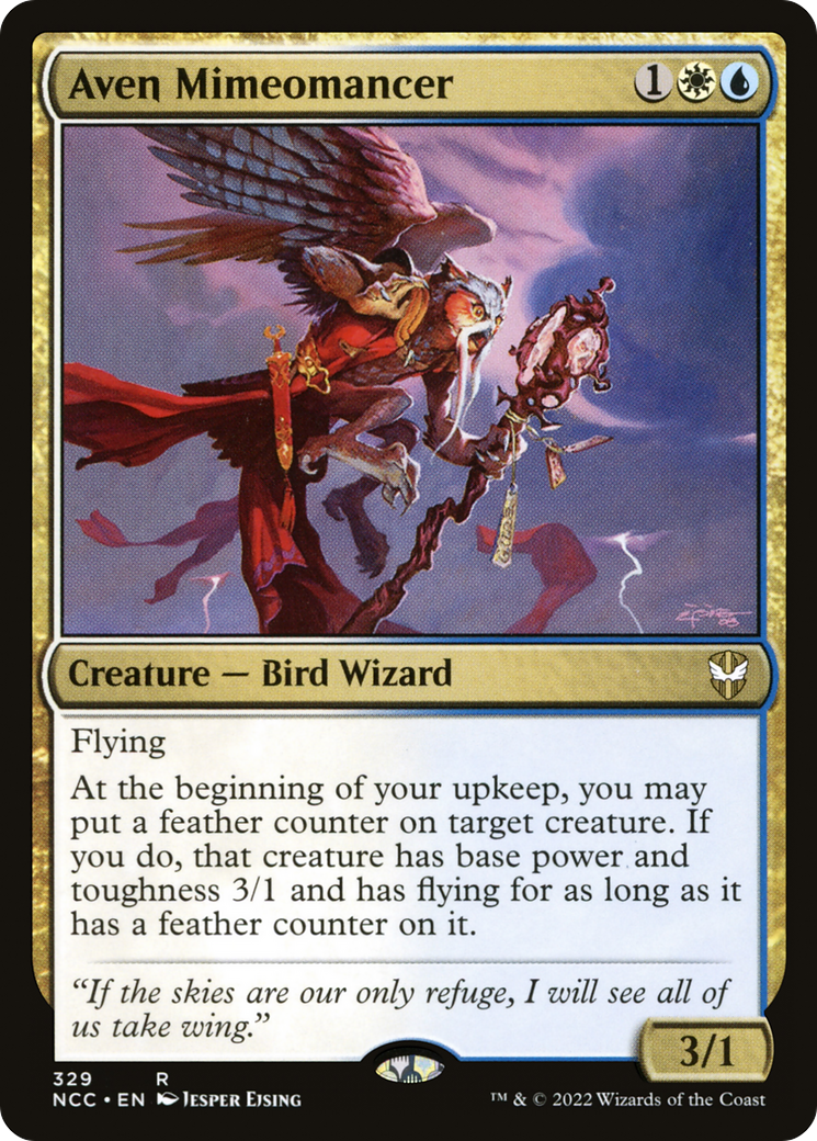 Aven Mimeomancer [Streets of New Capenna Commander]