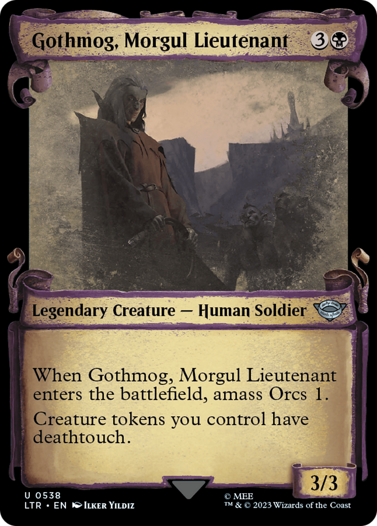 Gothmog, Morgul Lieutenant (Showcase Scrolls) (LTR-538) - The Lord of the Rings: Tales of Middle-earth: (Showcase)