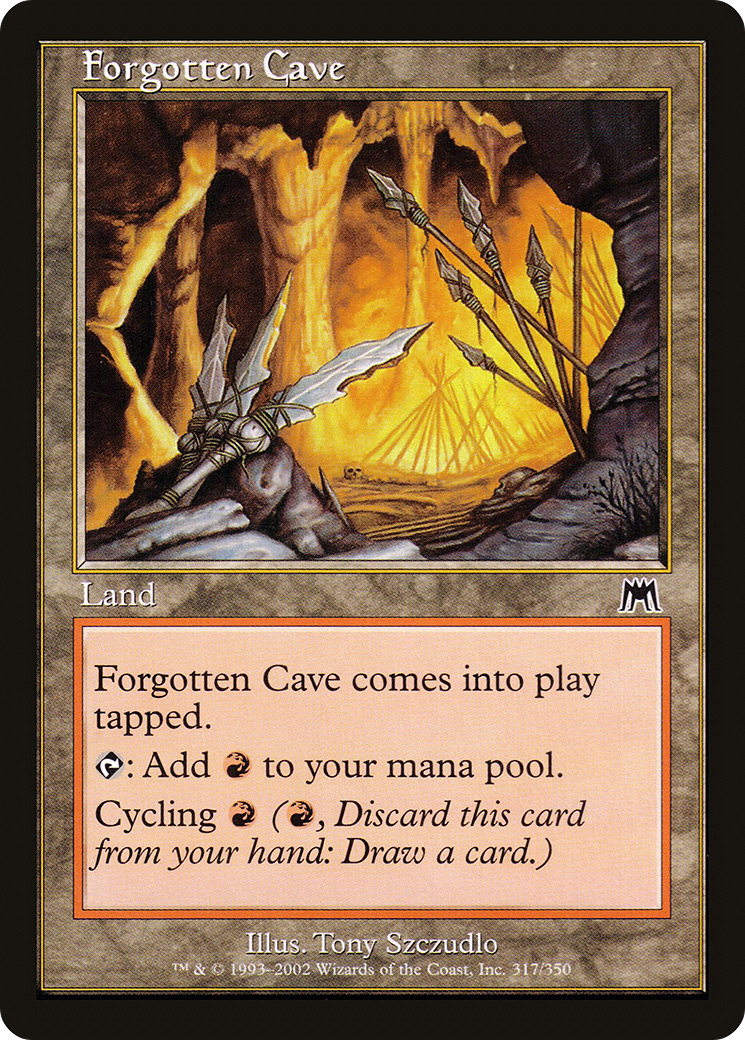 Forgotten Cave (ONS-317) - Onslaught Foil