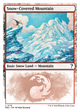 Snow-Covered Mountain (White Border) (MB2-119) - Mystery Booster 2: (snow)
