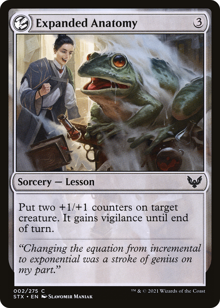 Expanded Anatomy (STX-002) - Strixhaven: School of Mages: (lesson)