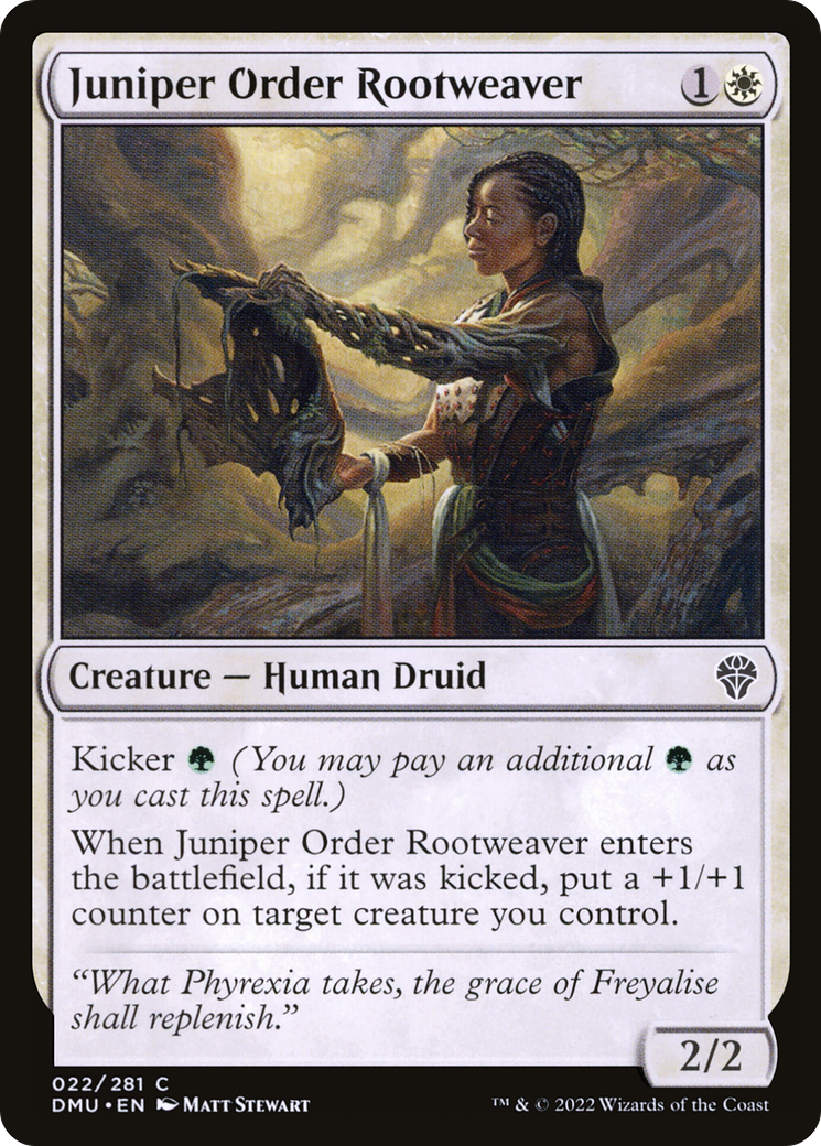 Juniper Order Rootweaver (DMU-022) - Dominaria United Foil