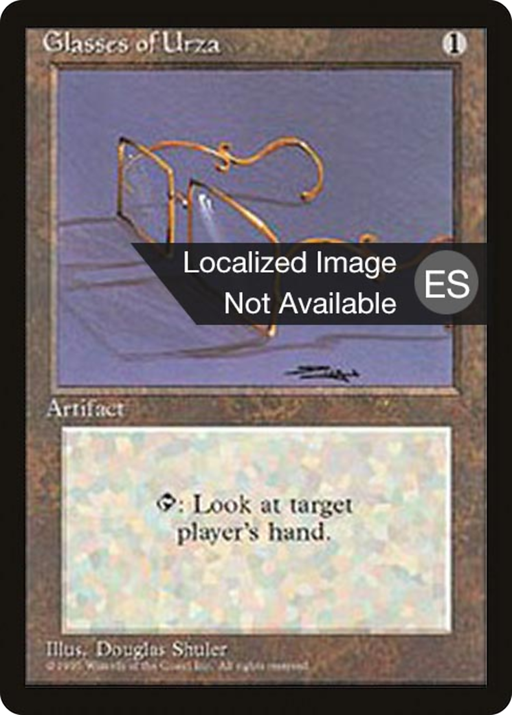 Glasses of Urza (4BB-) - Fourth Edition Foreign Black Border