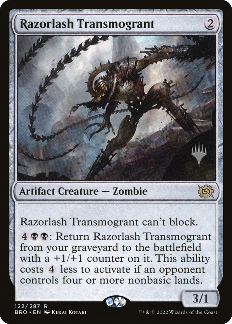 Razorlash Transmogrant (PPBRO-122) - The Brothers' War Promos