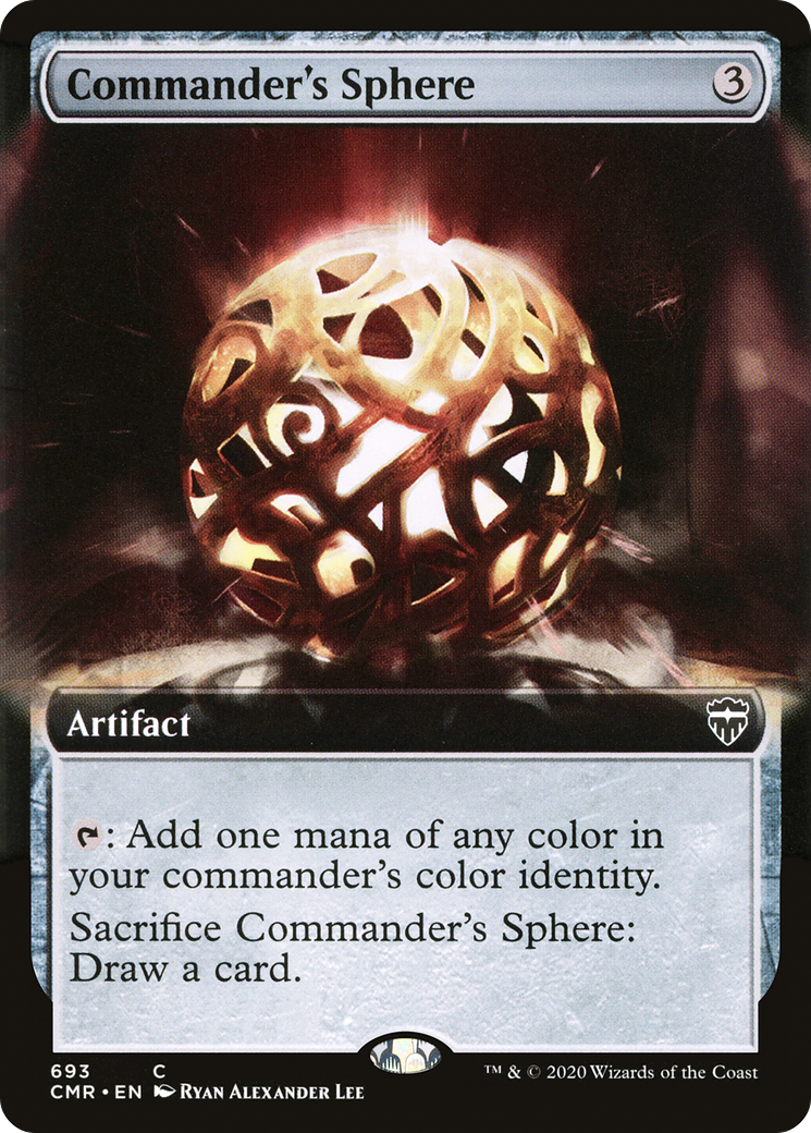 Commander's Sphere (Extended Art) (CMR-693) - Commander Legends: (Extended Art)