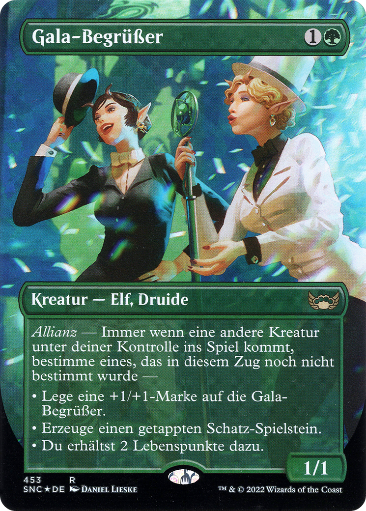 Gala Greeters (German) (UMP-453) - Streets of New Capenna (Borderless) Foil