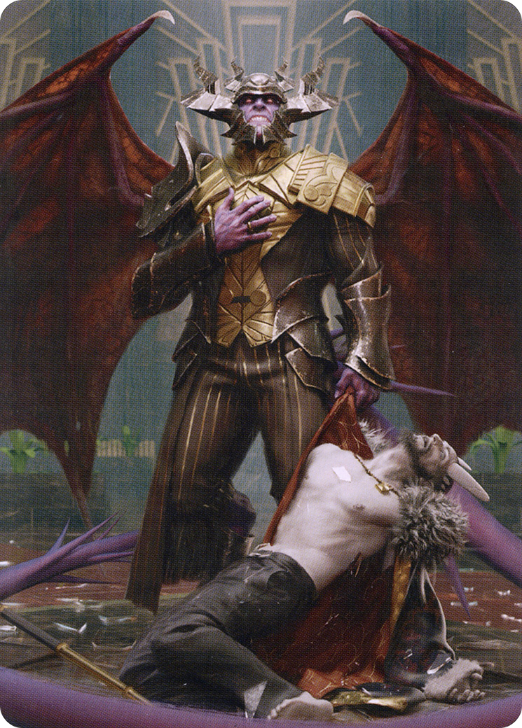 Ob Nixilis, the Adversary // Ob Nixilis, the Adversary (ASNC-031) - New Capenna Art Series (Borderless)