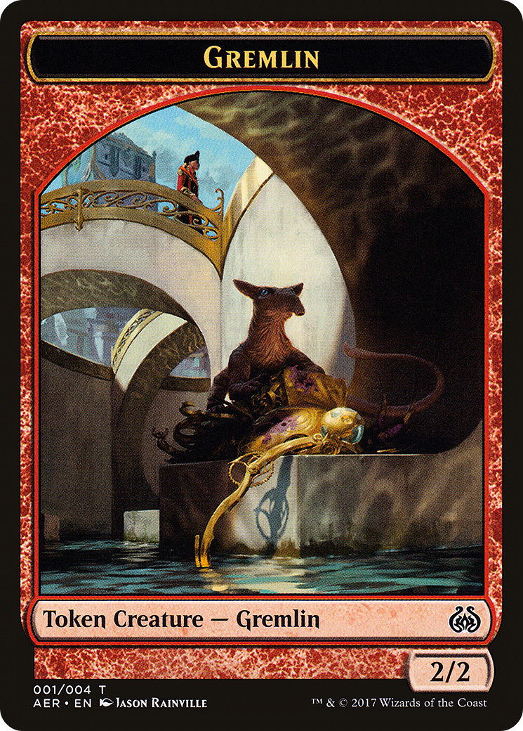 Gremlin Token (AER-001) - Aether Revolt Tokens Foil