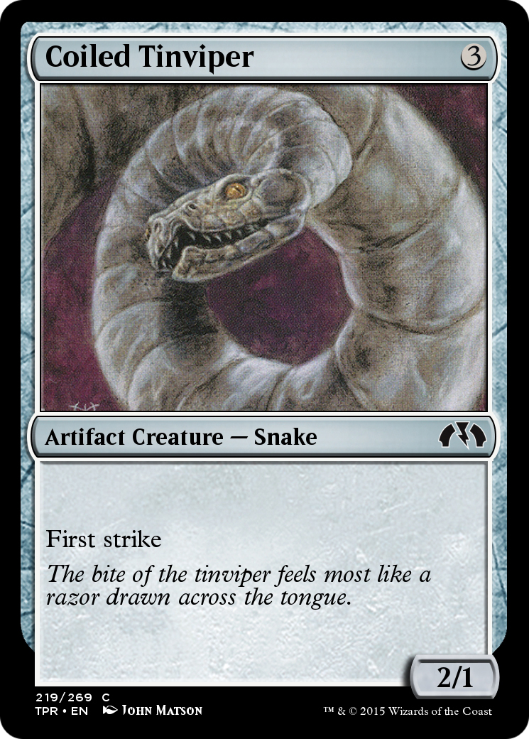 Coiled Tinviper (TPR-219) - Tempest Remastered Foil